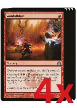 4x Return to Ravnica U MP 111 Vandalblast - Image 1