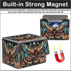 Card Deck Box for MTG Trading Cards with Magnetic Closure,Premium Card Storage B - Image 5