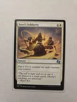 Basri's Solidarity - Foundations Jumpstart - LP - Uncommon - Sorcery - Image 1