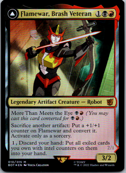 Flamewar, Brash Veteran Universes Beyond: Transformers NM Foil - Image 1