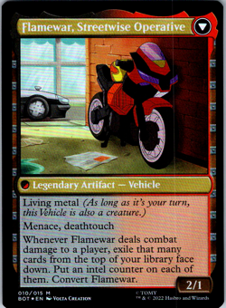 Flamewar, Brash Veteran Universes Beyond: Transformers NM Foil - Image 2
