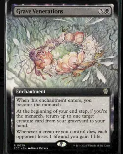 MTG ECC Grave Venerations (Extended Art) Normal NM - Image 1