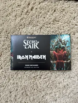 MTG Magic The Gathering Secret Lair Iron Maiden Eddie Unchained Foil Sealed NEW - Image 1