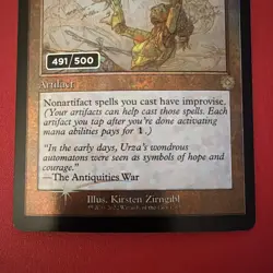 MTG Inspiring Statuary Serialized #491/500 - The Brothers' War - Image 3
