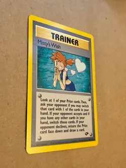 Misty's Wish 108/132 Gym Challenge Regular Pokemon card Near Mint / NM *CUTE!* - Image 2