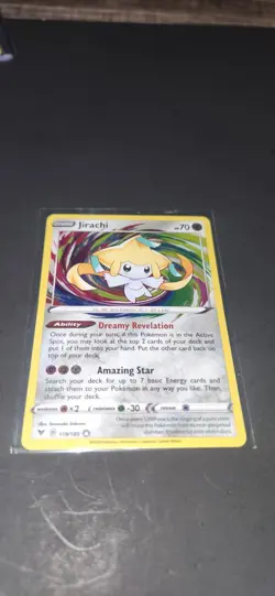 Pokemon Jirachi Sword & Shield Vivid Voltage Amazing Rare #119 M/NM - Image 2