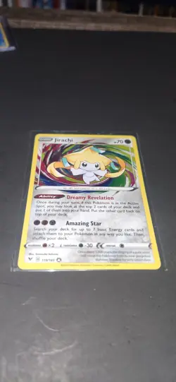 Pokemon Jirachi Sword & Shield Vivid Voltage Amazing Rare #119 M/NM - Image 3