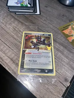 Pokemon TCG Greninja Star Gold Star Promo Card Sealed, #SWSH144 - Image 1