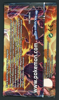 Pokemon Double Crisis SEALED Booster Pack - English - Groudon - B26 - Image 2