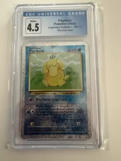 2002 POKEMON LEGENDARY COLLECTION REVERSE HOLO #88 PSYDUCK CGC 4.5 - Image 1
