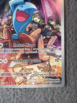Pokemon tcg SV: Scarlet & Violet Promo Cards Team Rocket's Wobbuffet #203 - Image 5