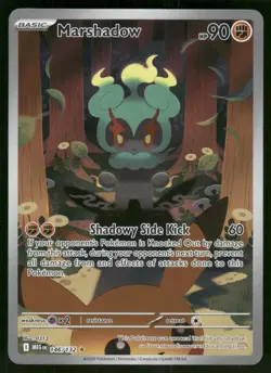 2025 Marshadow - 146/132 Illustration Rare Holo NM ME01: Mega Evolution Pokemon - Image 1