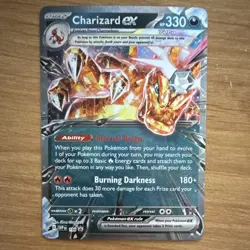 Pokemon TCG Charizard ex SVP 196 Scarlet & Violet Promo Holo 330 HP English - Image 1