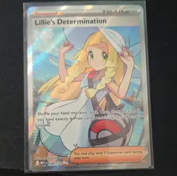 Pokemon Company Lillie’s Determination Ultra Rare Full Art Holo ME01 169/132 EN - Image 1