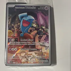 Pokemon Scarlet & Violet Destined Rivals Team Rocket's Wobbuffet Promo Card - Image 1