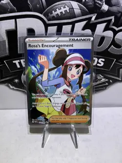 Pokemon TCG Rosas Encouragement Full Art Ultra Rare Perfect Order NM - Image 1