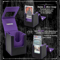 MTG Deck Box with Front-Facing Commander Display, Card Deck Case Fits 100 Single - Image 2