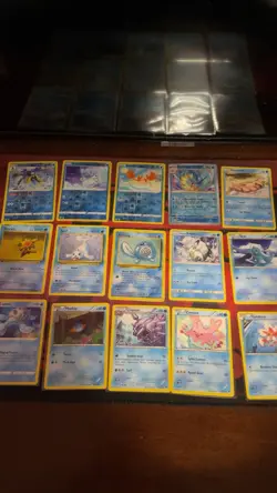 Pokemon TCG Card Lot of 15 Water-Type Inteleon, Gyarados, Slowpoke, Cubchoo - Image 1