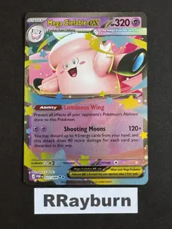 Pokemon Mega Clefable ex 031/088 Me03: Perfect Order Double Rare Holo - Image 1