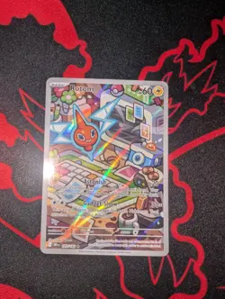 Pokemon TCG Rotom 197/182 Destined Rivals English Full Art Illustration Rare NM - Image 1