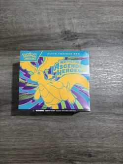 Pokemon Ascended Hero’s Elite Trainer Box Factory Sealed - Image 1
