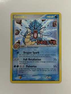 Pokemon TCG Gyarados 8/107 Deoxys Reverse Holo Stamp - Image 2