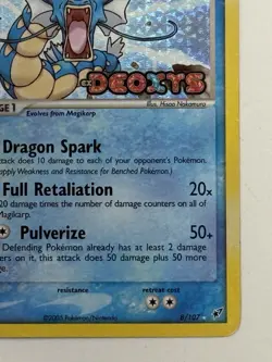 Pokemon TCG Gyarados 8/107 Deoxys Reverse Holo Stamp - Image 5
