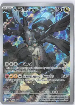 Pokemon TCG N’s Zekrom #031 Black Star Promo Full Art Ascended Heroes Promo MINT - Image 1