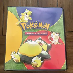 Pokemon Vintage Binder WOTC Old School Pocket Monsters Base Set Pikachu Wow! - Image 1