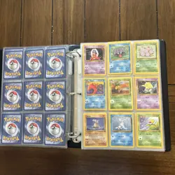 Pokemon Vintage Binder WOTC Old School Pocket Monsters Base Set Pikachu Wow! - Image 5