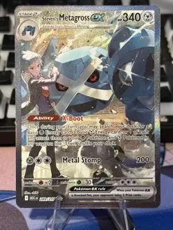 Steven’s Metagross ex #289/217 - 2026 Pokemon Ascended Heroes - SIR - LP - Image 1