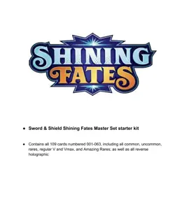 Pokemon Shining Fates Master Set starter kit (reverses, Vmax, and more) - Image 1