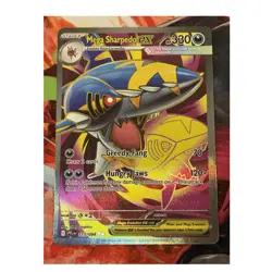 Mega Sharpedo EX 113/094: Phantasmal Flames Ultra Rare SIR Full Art Holo. NM - Image 1