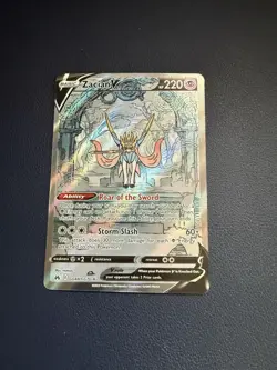 Pokemon TCG Zacian v Crown Zenith: Galarian Gallery GG48/GG70 Holo Ultra Rare - Image 1