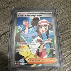 Rosa’s Encouragement 115/080 SAR Pokemon Mega Evolutions Perfect Order Beauty - Image 1