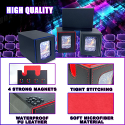 MTG Deck Box for Commander, Card Deck Box with Dice Tray Fits 200+, Trading Card - Image 5