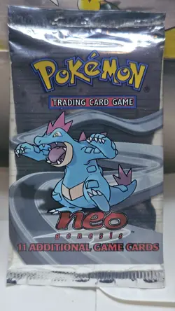 🔥 Pokemon TCG Neo Genesis Booster Pack – Feraligatr Art 🔥Factory sealed - Image 2