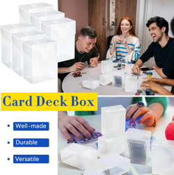 18 Packs Deck Cards Box Trading Card Storage Box Case Carrying Case for Family P - Image 5