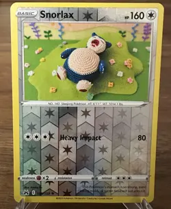 Pokemon Tcg Snorlax (109/159) Crown Zenith Reverse Holo Rare - Image 1