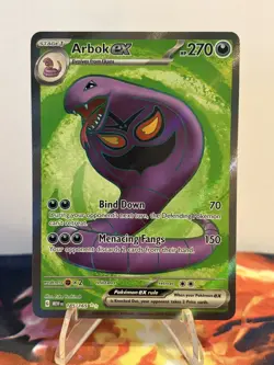 Pokemon - Arbok ex - 185/165 SV: Scarlet & Violet 151 - Ultra Rare Holo - Image 1