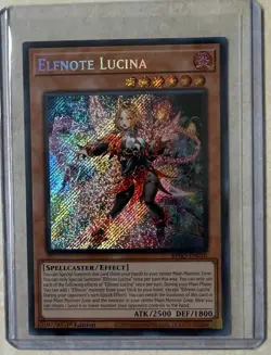 Elfnote Lucina (BPRO-EN010) - Secret Rare - 1st Edition YuGiOh NM - Image 1
