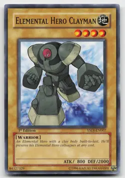 Elemental Hero Clayman YSD-EN009 Starter Deck 2006 Yu-Gi-Oh NM - Image 1