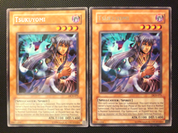Yu-Gi-Oh! 2x Tsukuyomi, DCR-075, Rare, 2. Edition, Oldprint, Englisch, LP - Image 1