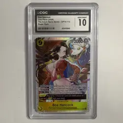 One Piece TCG Boa Hancock SR OP14-112 English SR CGC 10 GEM MINT - Image 1