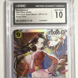 One Piece TCG Boa Hancock SR OP14-112 English SR CGC 10 GEM MINT - Image 3