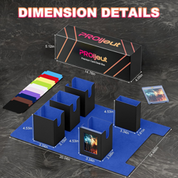 5 in 1 Card Deck Box with Commander Display, Holds 800+ Cards, Includes 35Pt Mag - Image 3