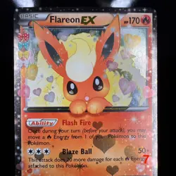 Flareon EX RC6-32 Generations: Radiant Collection Holo Pokemon Card - Image 4