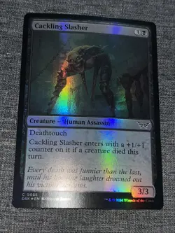 Cackling Slasher - 0085 - Duskmourn: House of Horror - MTG NM Foil - Image 1