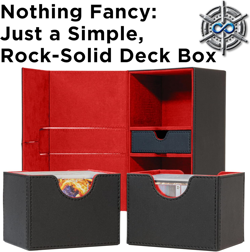 Premium Commander Deck Box - MTG Deck Box for 200+ Double Sleeved Cards - Dual S - Image 2