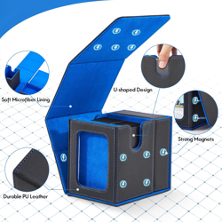 MTG Commander Deck Box with Dice Tray - Fits 100+ Double-Sleeved Cards - Command - Image 5